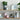 Keramik Vorratsdosen Stripes mit Holzdeckel - 10,1 x 9,3 cm - Hellgrau Springlane