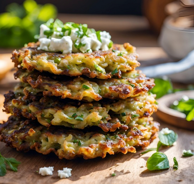 Knusprige Zucchinipuffer mit Feta – Ein Geschmackserlebnis der besonderen Art