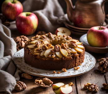 Saftiger Apfel-Walnuss-Kuchen – Herbstlicher Genuss mit fruchtiger Note