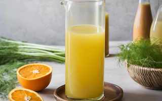 Erfrischender Fenchel-Saft mit Orange und Cayenne-Pfeffer – Ein gesunder Energiebooster