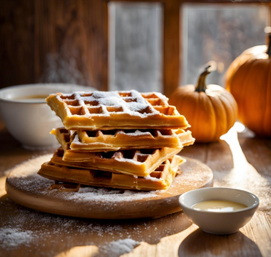 Kürbis-Waffeln – Der herbstliche Genuss für die ganze Familie