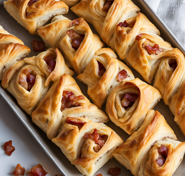 Herzhafte Flammkuchen-Schnecken: Ein köstlicher Snack für jede Gelegenheit