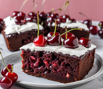 Verführerischer Schoko-Kirschkuchen vom Blech