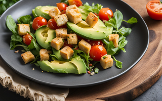 Sommertraum - Avocado-Brot-Salat: Frisch, knusprig und gesund