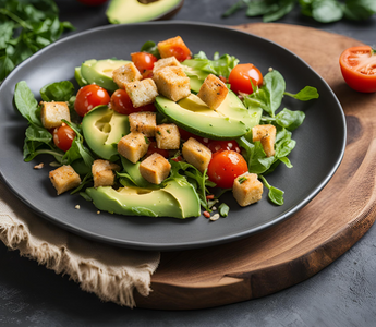 Sommertraum - Avocado-Brot-Salat: Frisch, knusprig und gesund