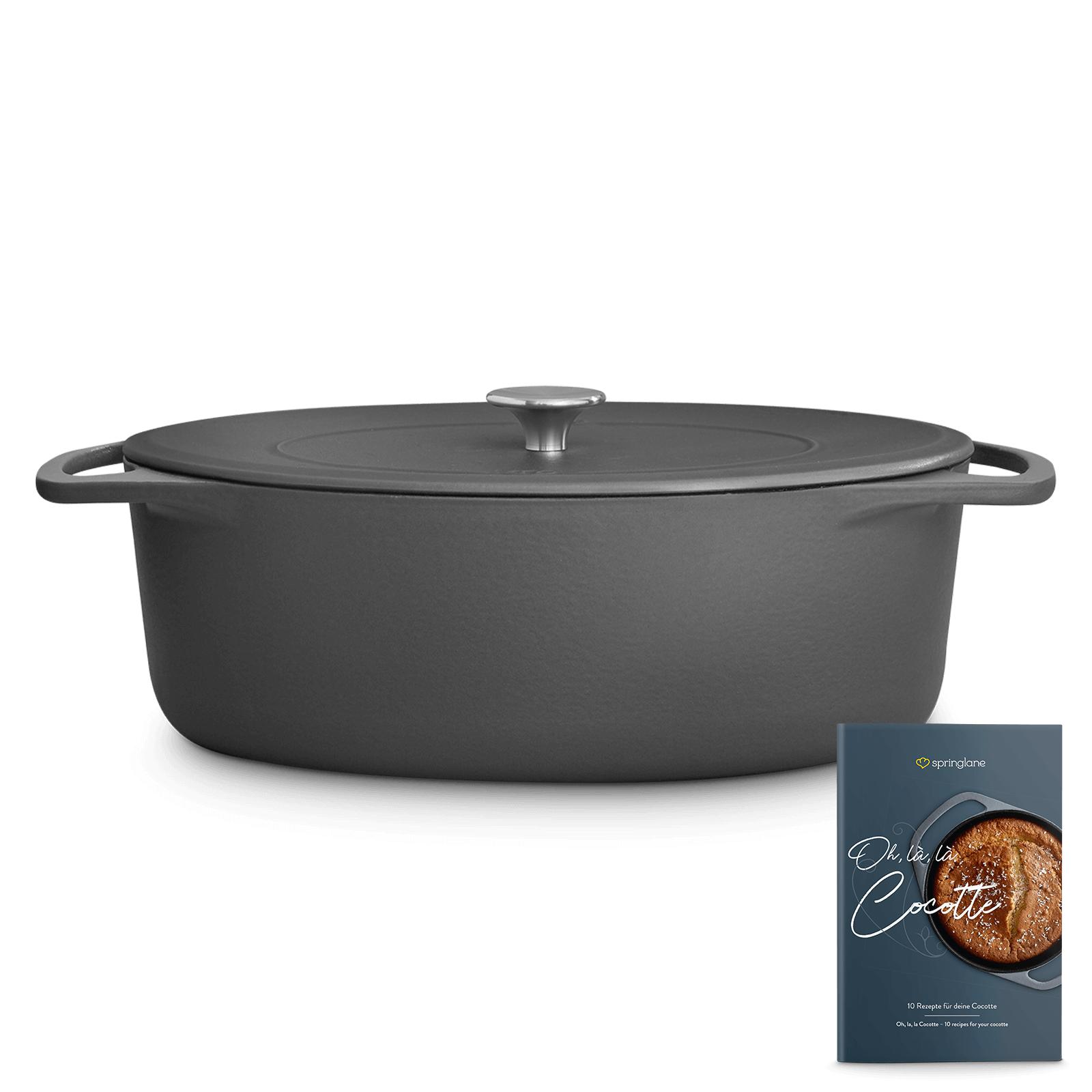 Cocotte Misty Cliff oval 33 cm
