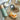 Salt & pepper mill set 2 pcs. Made of beech wood and concrete - brown/mint