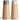 Salt & pepper mill set 2 pcs. Cone made of beech wood & concrete - brown/light gray/dark gray